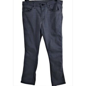 Levis 511 Gray Button Fly 5 Pocket Denim Jeans Pants Mens Size 32 x 30